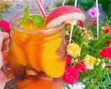 Hình bước làm 3 của món Trà đào