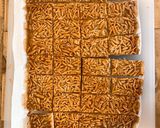 A picture of step 9 of Caramel Almond cookies.