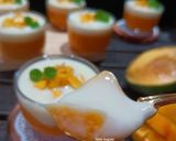 Foto langkah ke 6 dari resep Puding Mangga Fla Creamy.