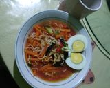 Foto langkah ke 4 dari resep Mi kuah sayur.