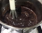 A picture of step 16 of Choco mirror allian glaze chocolate cake.