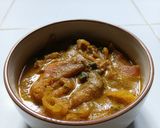 Foto langkah ke 7 dari resep Gulai Kerupuk Kulit dan Pepaya Muda.