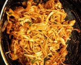 A picture of step 4 of Cabbage Pakoda.