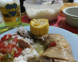 Foto del paso 5 de la receta: Pollo al disco a la Braca