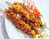 A picture of step 5 of Chicken Suya.