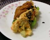 A picture of step 2 of Jicama And Carrot With Eggs Croissant.
