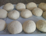 A picture of step 5 of Soft layers chapati.