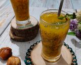 A picture of step 7 of Mango Ice Apple Cooler.
