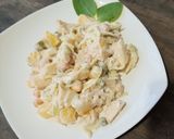 A picture of step 5 of Russian Salad.