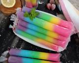 Cara Membuat Es Lilin Pelangi Ekonomis Rainbow Ice 7