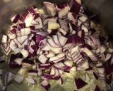 A picture of step 1 of Minestrone soup.