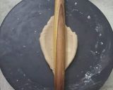 A picture of step 11 of Shankh/ conch shaped layered paratha.