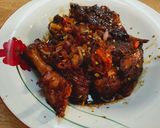 Foto langkah ke 8 dari resep Ayam Bakar Siram Kecap Pedes Gila.