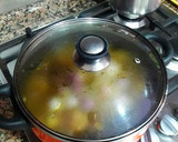 Foto del paso 17 de la receta: Pollo en salsa de cebollas y cebollitas moradas