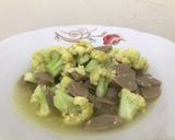 Foto langkah ke 4 dari resep [224] Tumis Kembang Kol Bakso Sapi.