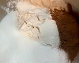 A picture of step 2 of Chocolate Mayonnaise Cake.