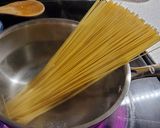 A picture of step 8 of Chicken Fettuccine Alfredo.