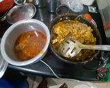 A picture of step 7 of Mutton donne biriyan.