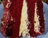 Foto langkah ke 4 dari resep Red Velvet Cheesecake.