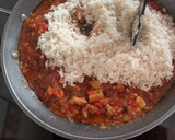 Foto del paso 6 de la receta: Arroz basmati con panceta y langostinos