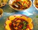 Hình bước làm 4 của món Đậu Hũ Non Xốt Nấm Chay