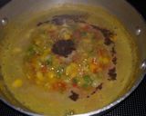 A picture of step 3 of Vegetarian Corn Soup.
