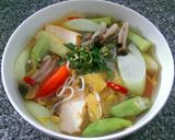 Hình bước làm 12 của món Canh Chua Chay