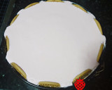 Foto del paso 4 de la receta: Tarta mousse de natillas de chocolate y fresa