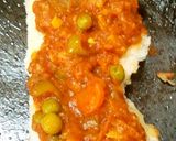 पाव भाजी चीज़ टोस्ट (pav bhaji cheese toast recipe in Hindi) रेसिपी चरण 3 फोटो