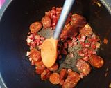 Foto del paso 5 de la receta Lentejas con chorizo y jamón