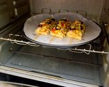 A picture of step 3 of Penne pasta pizza sticks.