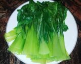 Foto langkah ke 1 dari resep Tumis Bok Choy saus tiram.