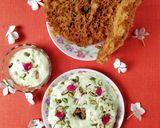 A picture of step 7 of Malai Ghevar.