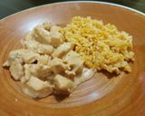 A picture of step 3 of Chicken in Chipotle Cream Sauce.