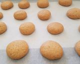 A picture of step 4 of Amaretti biscuits.
