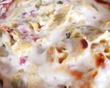 Une image de l'étape 4 de Gratin de raviolis frais et tortellinis sauce mornay 😋#avril.