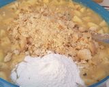 Foto del passaggio 7 della ricetta Torta di farro paesana con mele senza uova,latte