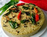 A picture of step 10 of Spinach millet dhokla.