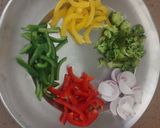 A picture of step 1 of Chinese Stir- Fried Veggies Bowl.