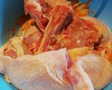 Ćwiartki kurczaka w majonezie pieczone.#kulinarnewyzwanie krok przepisu 1 zdjęcie