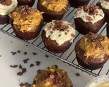 Φωτογραφία βήματος 6 της συνταγής Muffins σοκολάτας με γέμιση αλείμματος της αρεσκείας σας