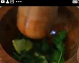 A picture of step 1 of Mango mojito.