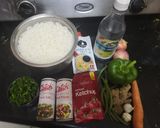 A picture of step 1 of Fried Rice.