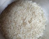 A picture of step 1 of Kabuli Chana Biryani /Chickpea Biryani.