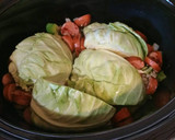 A picture of step 5 of Polish Kielbasa and Cabbage.