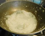 A picture of step 3 of Coconut burfi.