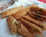 A picture of step 6 of Chinese Roll / spring rolls.