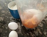 A picture of step 1 of Orange cake.