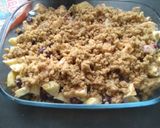 Une image de l'étape 3 de Crumble myrtille pomme pécan.