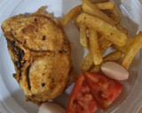 Foto del paso 3 de la receta: Merluza rebozada con patatas